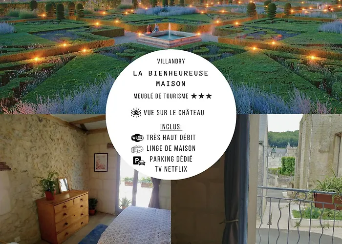 La Bienheureuse Maison, Vue Sur Le Chateau De Villandry